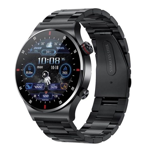 LIGE BW0382 ECG PPG NFC Bluetooth Call Men AMOLED Multifunctional Screen Sport Smartwatch 2024