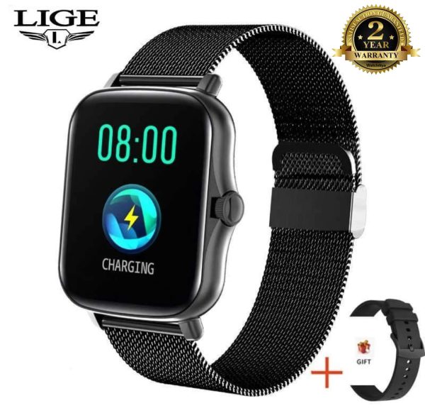 LIGE Full Touch Bluetooth Calling Multifunctional Smart watch BW0242