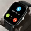 LIGE Full Touch Bluetooth Calling Multifunctional Smartwatch GT20 Black V2.0L