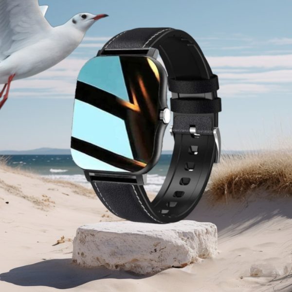 LIGE Full Touch Bluetooth Calling Multifunctional Smartwatch GT20 Black V2.0L