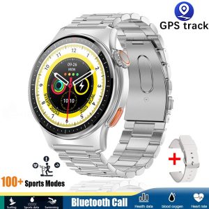 LIGE Latest ECG , PGG NFC GPS Bluetooth call multifunctional Smart Watch XM152 Silver