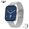 Lige full touch bluetooth calling multifunctional smartwatch gt20 silver