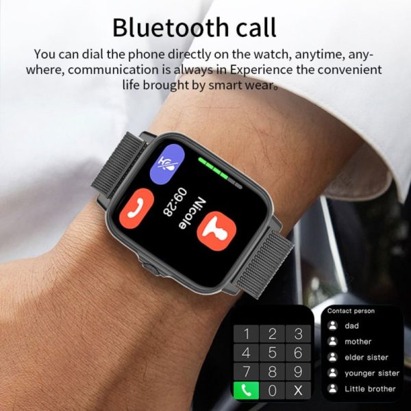 Lige full touch screen fitness tracker bluetooth multifunctional smartwatch GT30