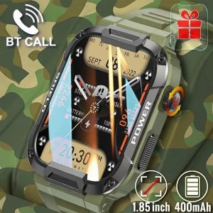 2024 Latest Military Grade Rugged 100% Waterproof Smartwatch