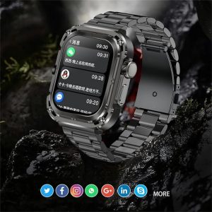 LIGE Latest finger sensor always on display Military Grade Smartwatch