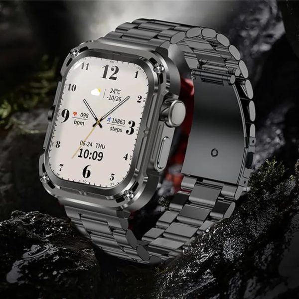 LIGE Latest finger sensor always on display NFC Bluetooth calling Biggest Battery Smartwatch