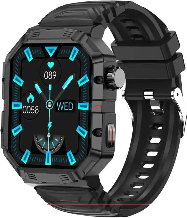 LIGE Military Grade Rugged Triple Defense Smartwatch BW55