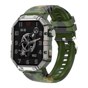 LIGE Military Grade Rugged Triple Defense Smartwatch BW55 Green