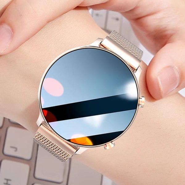 LIGE New Bluetooth Call ECG+PPG Fashion Sport Health Ladies Smart Watch Bracelets.