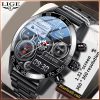 2025 LIGE BW0408 Original AMOLED HD Bluetooth Call Smartwatch