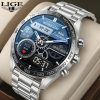 2025 LIGE BW0408 Original AMOLED HD Bluetooth Call Smartwatch Silver