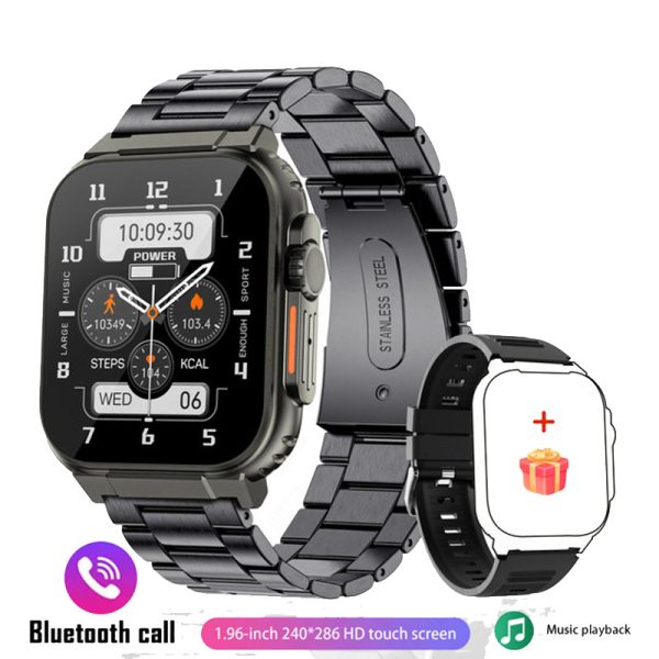 LIGE New 600mAh Long Battery with 100% waterproof Voice Racording Bluetooth Call Multifuntional Smart watch