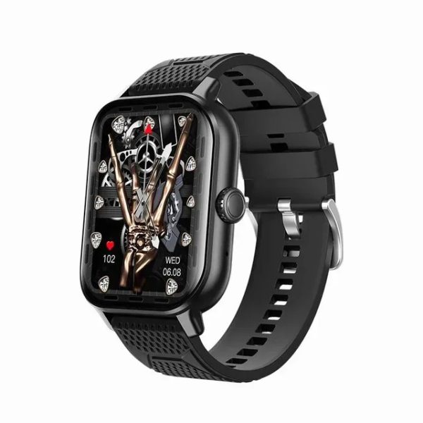 New 2.02-inch curved screen Sports Mens Smart Watch Bluetooth call blood glucose monitoring