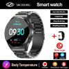 New Noninvasive Blood Gloucose ECG+PPG Men Heart Rate Blood Oxygen Health Waterproof Sport Smartwatch