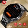 New Noninvasive Blood Gloucose ECG+PPG Men Heart Rate Blood Oxygen Health Waterproof Sport Smartwatch