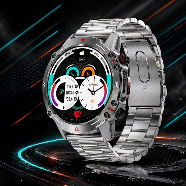 LIGE Super AMOLED Waterproof Smart watch for Men