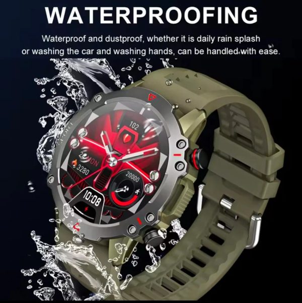 LIGE Super AMOLED Waterproof Smart watch for Men