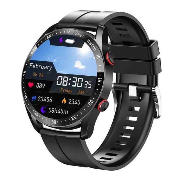 Luxury Design Bluetooth Calling Smartwatch | ECG+PPG Health Monitor, Heart Rate, Blood Pressure, Full Touch Display