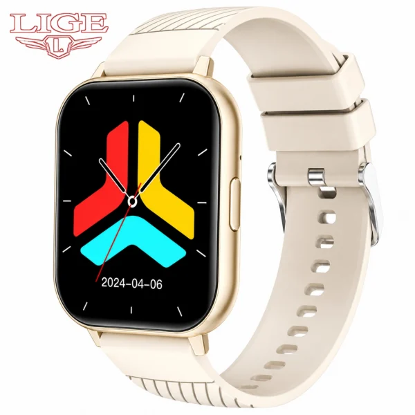 LIGE Alpha Bluetooth Calling Smartwatch with HD Display and Health Tracking