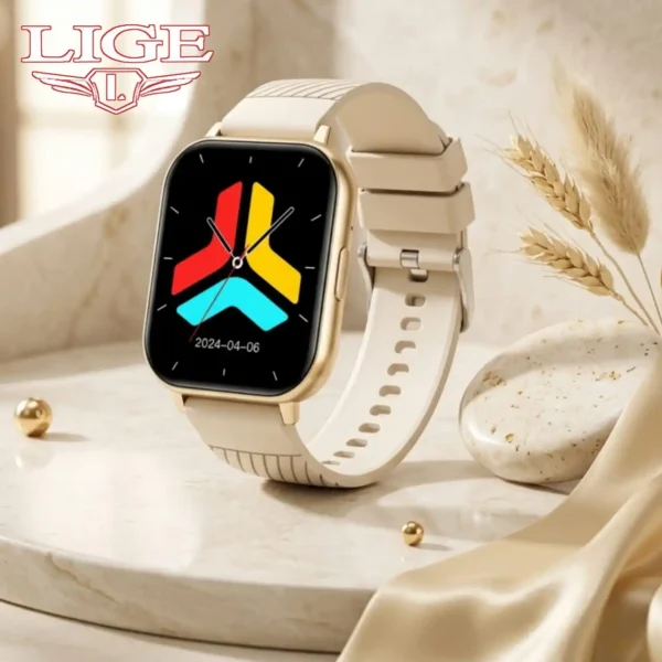 LIGE Alpha Bluetooth Calling Smartwatch with HD Display and Health Tracking