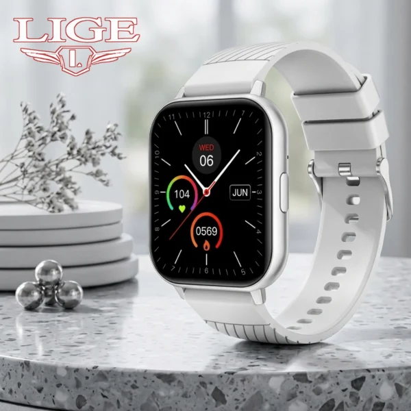 LIGE Alpha Bluetooth Calling Smartwatch with HD Display and Health Tracking