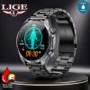 LIGE Original Blood Sugar Monitoring Smartwatch 100% Waterproof Sports Watch.