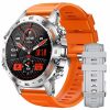LIGE BW1846 Bluetooth Calling Rugged Smartwatch 1.39 HD Display IP68 Waterproof