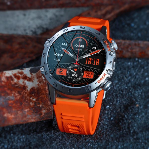 LIGE BW1846 Bluetooth Calling Rugged Smartwatch 1.39 HD Display IP68 Waterproof