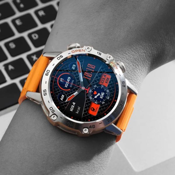 LIGE BW1846 Bluetooth Calling Rugged Smartwatch 1.39 HD Display IP68 Waterproof