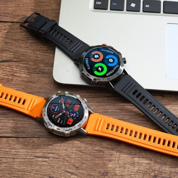 LIGE BW1846 Bluetooth Calling Rugged Smartwatch 1.39 HD Display IP68 Waterproof